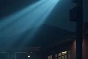 风起稻田 乡村纪实版稻田黄昏画面